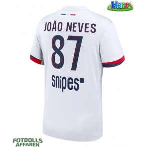 Paris Saint-Germain Joao Neves #87 Bortatröja 2025-26 Kortärmad